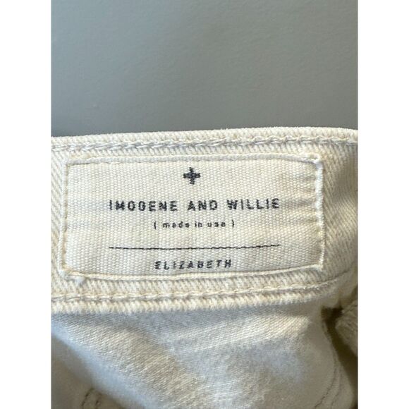 Imogene + Willie Elizabeth Denim Jeans Women’s Size 31 Regular Off White Casual - Picture 5 of 9
